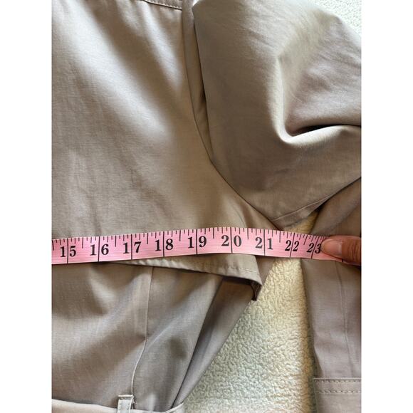 Cole Haan Women's Hooded Belted Trench Coat Taupe XL - Picture 9 of 12
